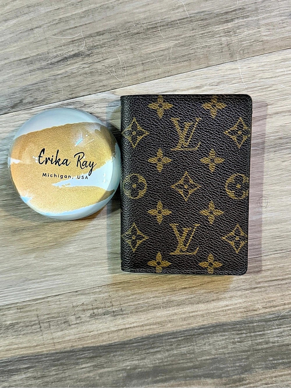 Louis Vuitton Couverture Passport Holder & Monogram Wallet